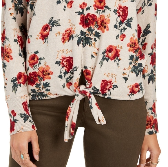 BRAND NEW Women's Style&Co. Floral Sweater - Picture 3 of 3